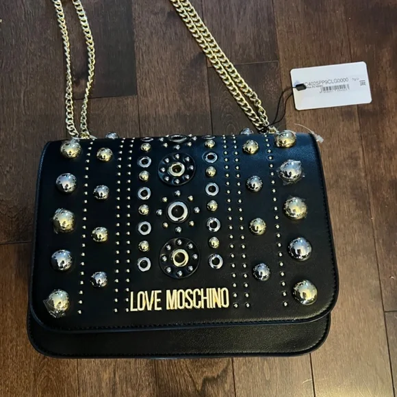 Love Moschino studded shoulder bag - Picture 4 of 8